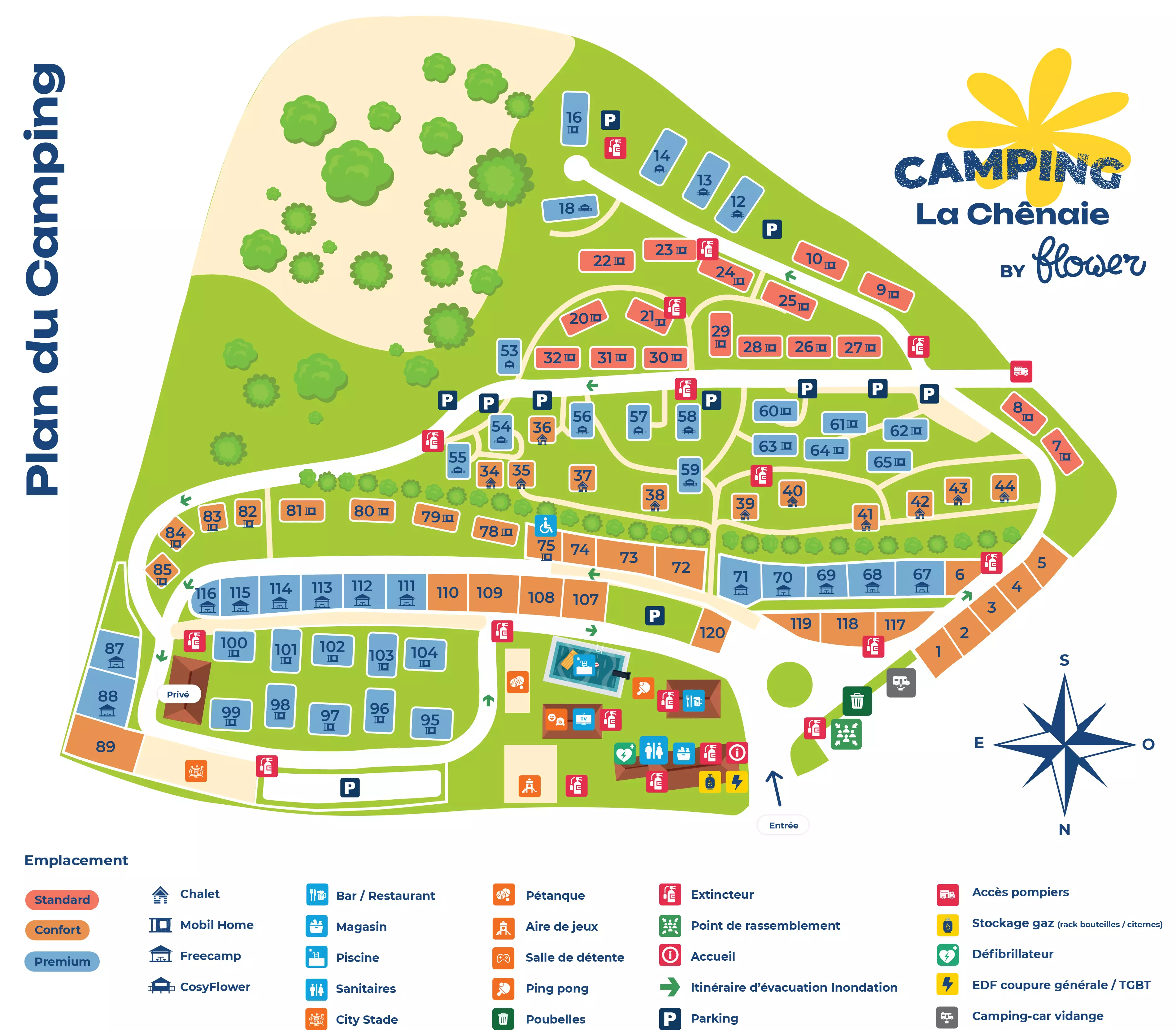 Plan Flower Camping_La chênaie