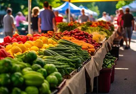 Sur les marchés de Provence