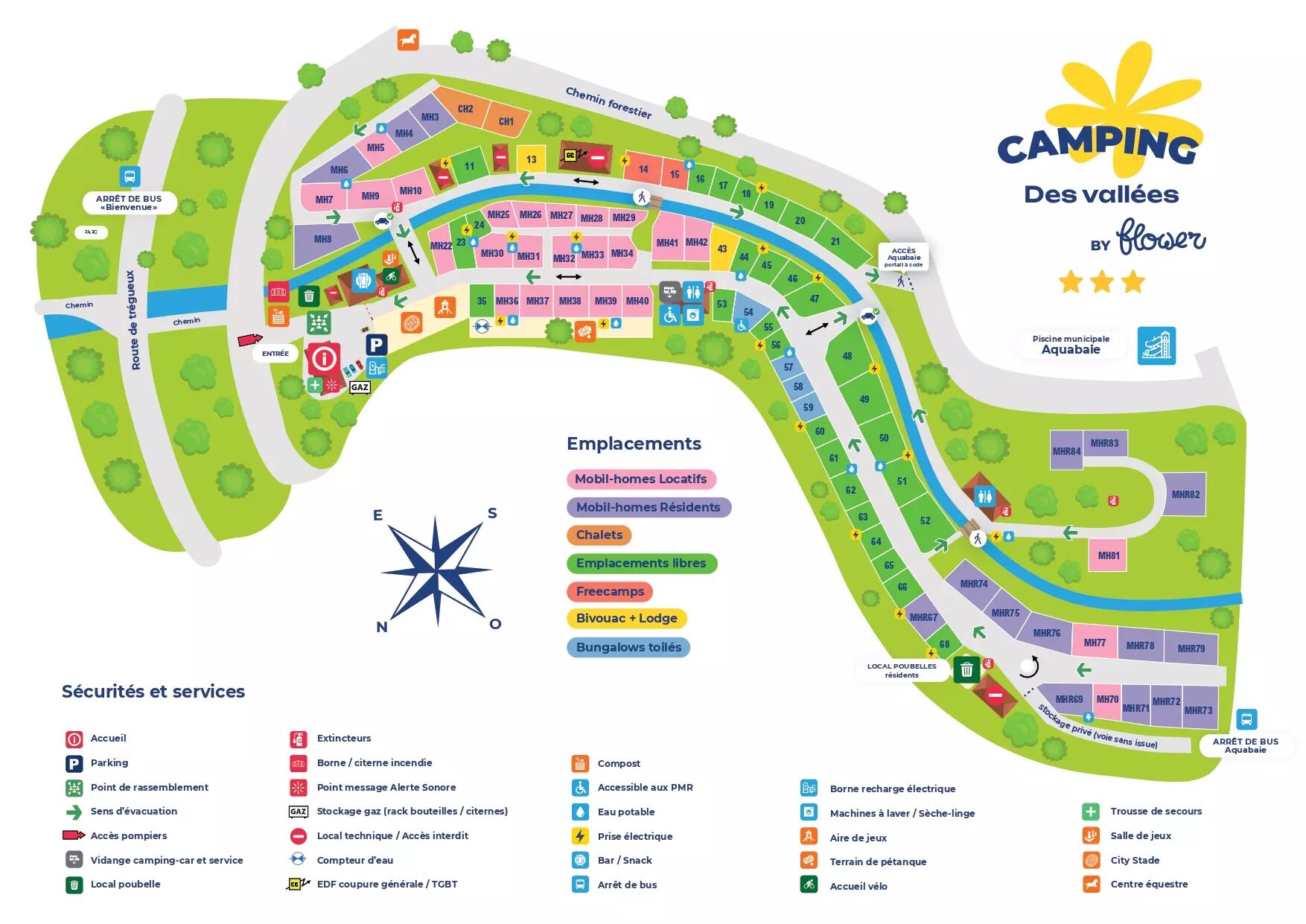 Plan Camping des Vallées - Saint-Brieuc - 2026_page-0001