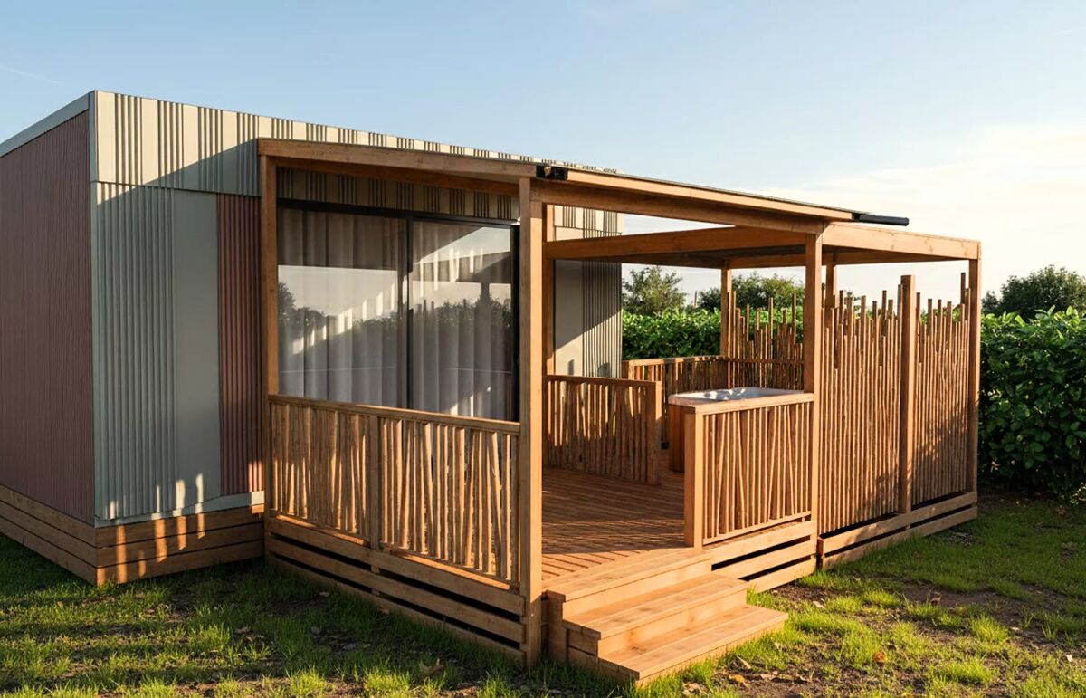 18 - Camping de la Hallerais - Hébergement